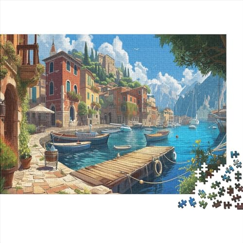 Venice 1000 Teile Puzzle Puzzle-Geschenk Geschicklichkeitsspiel Für Erwachsene Und Kinder Impossible Puzzle 1000pcs (75x50cm) von DAKINCHERRY