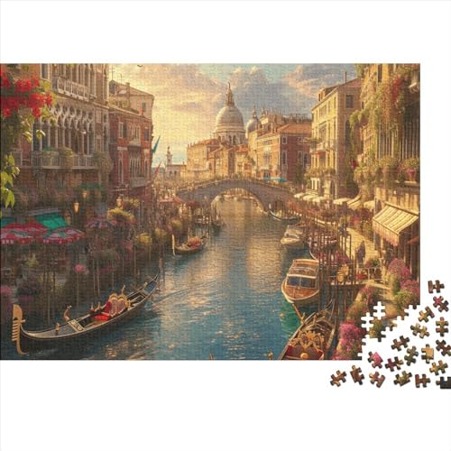 Venice 300 Teile Puzzle Spielzeug Geschenk Geschicklichkeitsspiel Für Erwachsene Und Kinder Impossible Puzzle 300pcs (40x28cm) von DAKINCHERRY