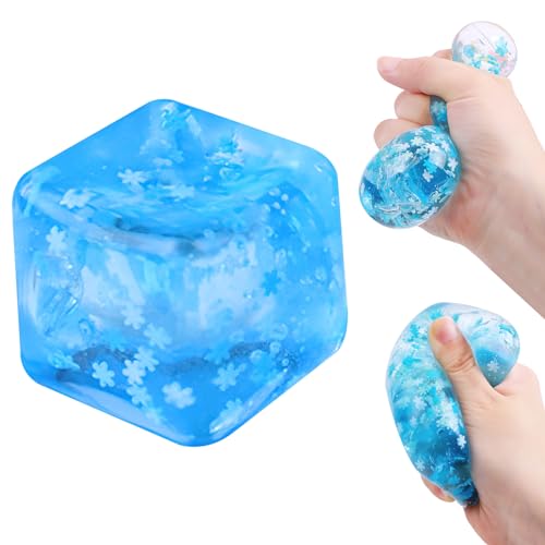 Eiswürfel Stress Balls, Stressbälle Squeeze Cube, Eiswürfel Stress Balls, Fidget Cube Angst und Stressabbau, Anti Stress Spielzeug Bälle, Blaues Cube Anti Stress Ice Cube für Kinder und Erwachsene Eiswürfel Stress Balls, Stressbälle Squeeze Cube, Eiswürfel Stress Balls, Fidget Cube Angst und Stressabbau, Anti Stress Spielzeug Bälle, Blaues Cube Anti Stress Ice Cube für Kinder und Erwachsene von DAKLUNAR