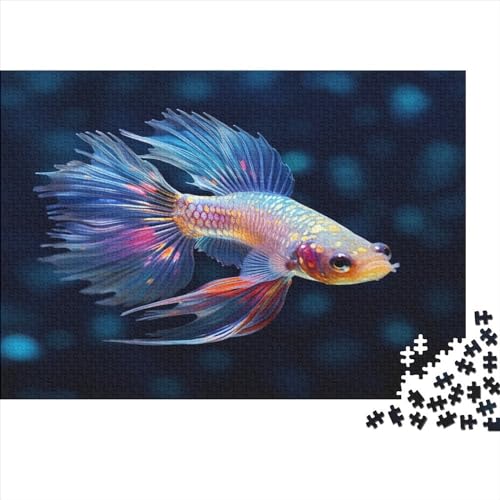 Bajinn_A_Flying_Fish_with_Colorful_Scales_on_its_Body_Swims_on__9225ca18-b29b-4644-a54a-62c8f28aabb7 Puzzle 500 Teile Puzzle Erwachsene Puzzel Impossible Puzzle Geschicklichkeits Spiel Home Dekorati von DALWI