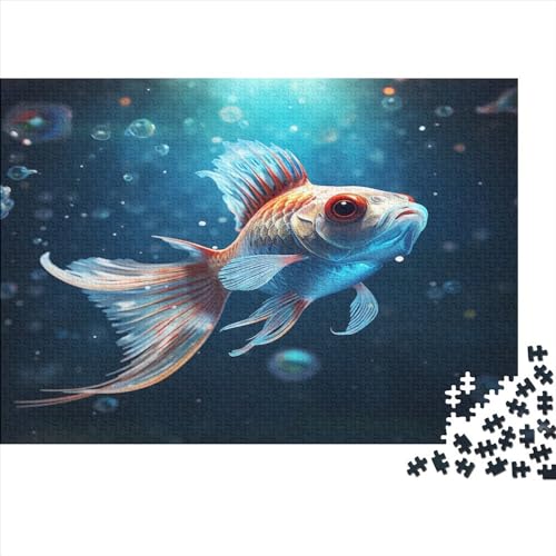 CarolMiller_There_is_a_Flying_Fish_in_The_Water_Look_thinner_Po_51910939-8fb8-4f50-ad13-b024c763c791 500 Teile Puzzle Erwachsene Puzzel Impossible Puzzle Herausforderndes Spaß Familien Puzzles Gesch von DALWI