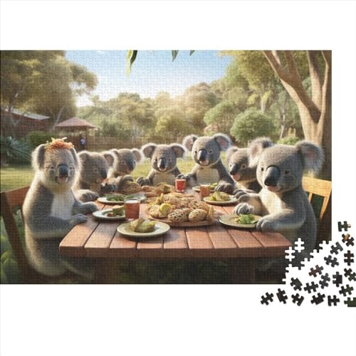 Koala 1000 Teile Puzzle Erwachsene Puzzel Impossible Puzzle Wombat Für Die Ganze Familie Wohnkultur Puzzle-Geschenk Moderne Wohnkultur 1000pcs (75x50cm) von DALWI