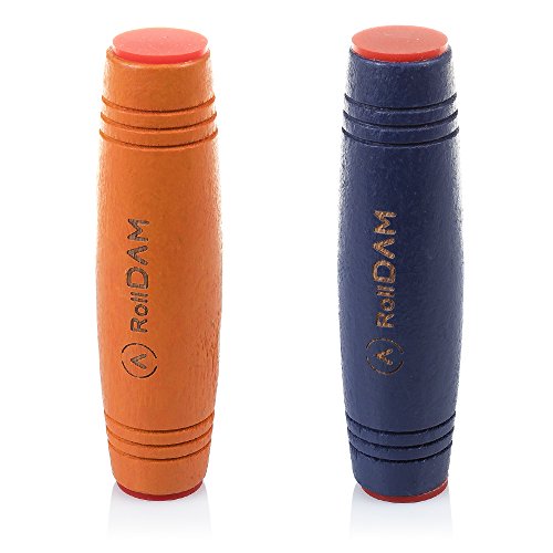 DAM – Pack mokuru Roll Anti-Stress-Holz zur Verbesserung Geschick und Reflexe, Farbe Orange/Dark Blue (dmpm057) von DAM