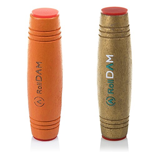 DAM – Pack mokuru Roll Anti-Stress-Holz zur Verbesserung Geschick und Reflexe, Farbe Orange/Gold (dmpm060) von DAM