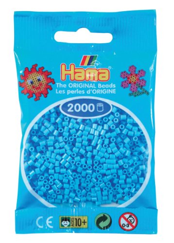 Hama Perlen, Mini-Größe 2.5mm Blassblau Hama Perlen, Mini-Größe 2.5mm Blassblau von Hama