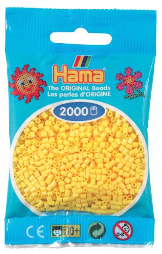 Hama Perlen 501-03 - Mini-Perlen, 2000 Stück gelb Hama Perlen 501-03 - Mini-Perlen, 2000 Stück gelb von DAN Import
