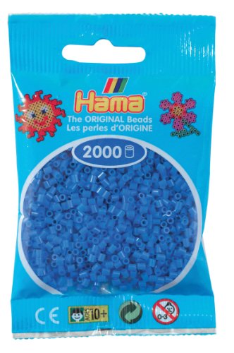 Hama Perlen, Mini-Größe 2.5mm Hellblau von Hama