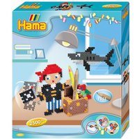 Hama 3251 - Geschenkpackung Piraten Spaß, Bügelperlen midi, 2500 Stück von Dan Import
