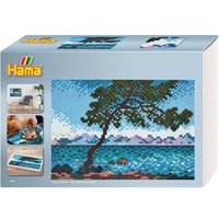 Hama 3606 - Hama Art Geschenkbox Claude Monet mit ca. 10000 Midi-Bügelperlen, Stiftplatten und Zubehör von DAN
