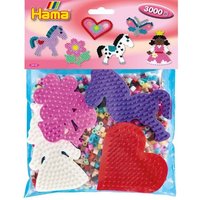 Hama 4415 - Pony, Prinzessin, Bügelperlen midi, 3000 Stück von DAN