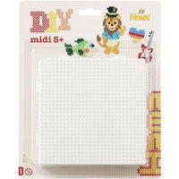 Hama 4581 - Stiftplatten 4er Set, 4x Quadrat zusammensteckbar, für Bügelperlen Midi 5+ von DAN