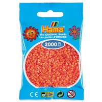 Hama 501-79 - Beutel mit Mini Bügelperlen Apricot, 2000 Stück von DAN