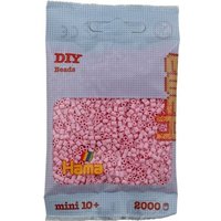 Hama 501-95 - DIY Bügelperlen Mini 10+, ca. 2000 Stück, Pastell-Rose von DAN