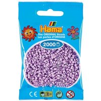 Hama 501-96 - Beutel mit Mini Bügelperlen Flieder, 2000 Stück von DAN