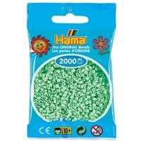 Hama 501-98 - Beutel mit Mini Bügelperlen Mint, 2000 Stück von DAN