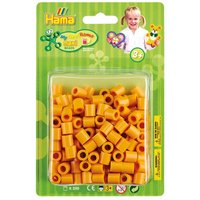 Hama 8524 - Bügelperlen Maxi, 250 Stück, Teddybären-braun von DAN