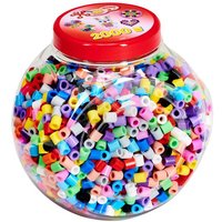 Hama 8588 - Dose mit Perlen , Maxi, bunt, 2000 Stück von DAN