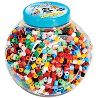 Hama 8589 - Dose mit Perlen , Maxi, bunt, 2000 Stück von DAN