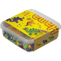 Hama 8742 - My first Hama, Box mit ca. 600 Maxi-Bügelperlen, Stiftplatte und Zubehör, Dinosaurier Hama 8742 - My first Hama, Box mit ca. 600 Maxi-Bügelperlen, Stiftplatte und Zubehör, Dinosaurier von DAN
