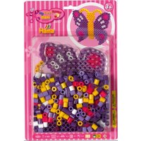 Hama Maxi Perlenset Schmetterling, circa 250 Bügelperlen, eine Stiftplatte und ein Bügelpapier von Dan Import