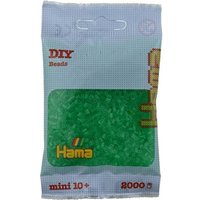 Hama - Mini-Perl. 2000 Stück transparent/grün von DAN