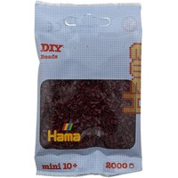 Hama - Mini-Perlen, 2000 Stück maulbeer von DAN