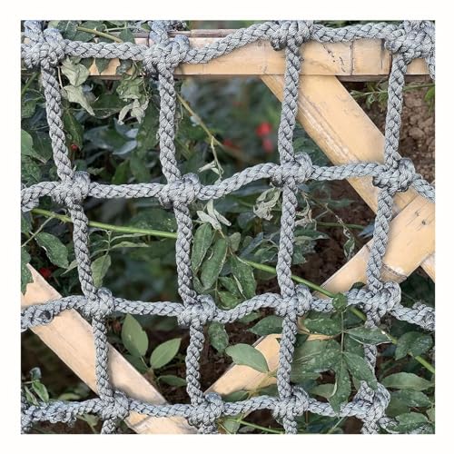 Kinder-Kletternetz, Indoor Entertainment Schutz Sicherheitsnetz, Robuste Langlebige Outdoor Fitness Seilnetze, Durchmesser 8mm, Gitter 8cm, für Kinder-Indoor-Spielplatz(10mm*10cm,1X2m/3.3X6.6ft) von DANGXINYU