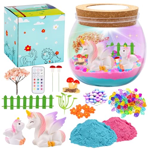 DAOUZL Einhorn Bastelset,Bastelset Kinder Spielzeug,DIY Einhorn Nachtlicht,Geburtstagsgeschenk Geschenkideen,Nachtlicht Einhorn Terrarium Set,Einhorn Geschenke für Mädchen 4-12 Jahre DAOUZL Einhorn Bastelset,Bastelset Kinder Spielzeug,DIY Einhorn Nachtlicht,Geburtstagsgeschenk Geschenkideen,Nachtlicht Einhorn Terrarium Set,Einhorn Geschenke für Mädchen 4-12 Jahre von DAOUZL