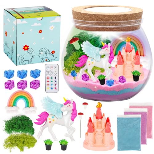 DAOUZL Einhorn Bastelset,Bastelset Kinder Spielzeug,DIY Einhorn Nachtlicht,Geburtstagsgeschenk Geschenkideen,Nachtlicht Einhorn Terrarium Set,Einhorn Geschenke für Mädchen 4 5 6 7 8 9 10 11 12 Jahre DAOUZL Einhorn Bastelset,Bastelset Kinder Spielzeug,DIY Einhorn Nachtlicht,Geburtstagsgeschenk Geschenkideen,Nachtlicht Einhorn Terrarium Set,Einhorn Geschenke für Mädchen 4 5 6 7 8 9 10 11 12 Jahre von DAOUZL