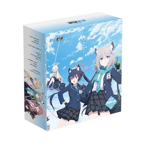 DAOWIN 18 Blue Archive Geschenk Box Set Anime Charakter Tasse Und Pins Großes Geschenk Tasche Set Sammlerstück Souvenir Geschenk Pack von DAOWIN