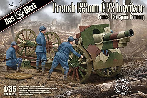DAS WERK DW35022 DW35022-French Schneider 155mm C17S Howitzer-1:35 DAS WERK DW35022 DW35022-French Schneider 155mm C17S Howitzer-1:35 von Das Werk