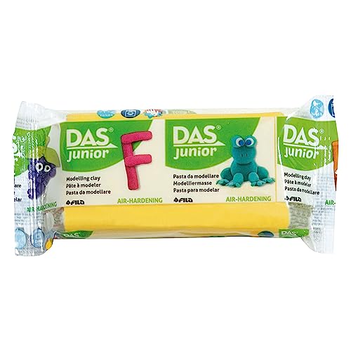 DAS F349301 DAS Junior Modelliermasse, gelb, 100 g von DAS