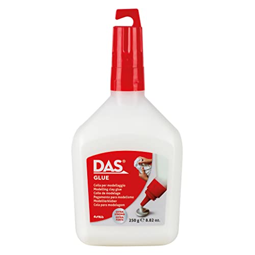 DAS -FLACONE Glue 250G Flüssigkleber, Farbe Weiß, F501300 von DAS