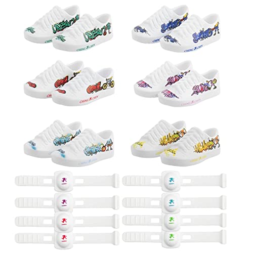 DASHIELL -Fingerschuhe, Zufälliges -Fingerschuhe-Set Fingerspielzeug, Miniaturschuhe Für Griffbrett Coole -Skateboard-Schuhe Für Finger-Breakdance Schreibtischspielzeug, Puppenschuhe Finger von DASHIELL