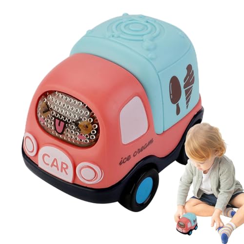 DASHIELL Trägheitsauto-Spielzeug,Mini-Spielzeugfahrzeuge,Cartoon-Fahrzeuge mit Trägheitsantrieb - Schlag- und sturzfest, kreative Mini-Fahrzeuge, Kleinwagen-Spielzeugkollektion für zu Hause von DASHIELL
