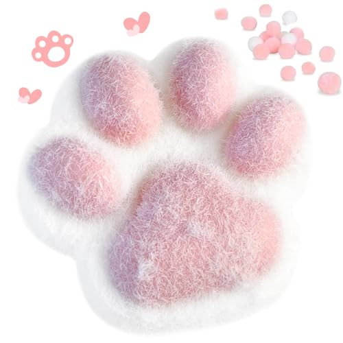 DASIAUTOEM Cat Paw Squeeze Toy, Squeeze Spielzeug für Stress Relief, Katzenpfoten Quetschspielzeuge, Squishy Fidget Toys, Fufu Squishy für Stressabbau, Big Cat Paw für Kinder Erwachsene (Rosa Weiß) DASIAUTOEM Cat Paw Squeeze Toy, Squeeze Spielzeug für Stress Relief, Katzenpfoten Quetschspielzeuge, Squishy Fidget Toys, Fufu Squishy für Stressabbau, Big Cat Paw für Kinder Erwachsene (Rosa Weiß) von DASIAUTOEM