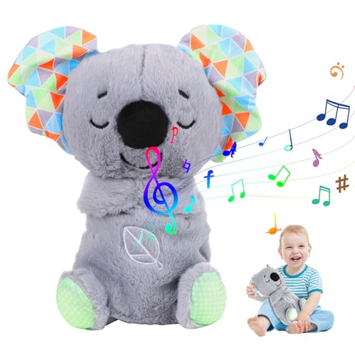 DASIAUTOEM Schlummer Koala mit Herzschlag, Kuscheltier mit Atembewegung und Musik, Koala Schlummer Kuscheltier, AnxietyRelief, Babyparty und Neugeborenen Geschenk Jungen Mädchen DASIAUTOEM Schlummer Koala mit Herzschlag, Kuscheltier mit Atembewegung und Musik, Koala Schlummer Kuscheltier, AnxietyRelief, Babyparty und Neugeborenen Geschenk Jungen Mädchen von DASIAUTOEM