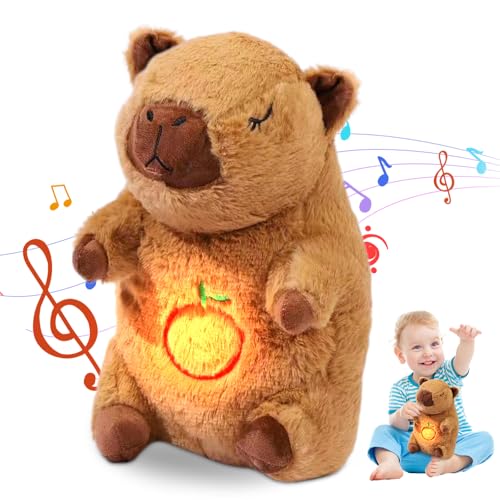 DASIAUTOEM Schlummer Kuscheltier, Schlummer mit Atembewegung und Musik, Schlummer Plüschtier mit Herzschlag, Einschlafhilfe Plüschtier, Geschenk für Jungen und Mädche DASIAUTOEM Schlummer Kuscheltier, Schlummer mit Atembewegung und Musik, Schlummer Plüschtier mit Herzschlag, Einschlafhilfe Plüschtier, Geschenk für Jungen und Mädche von DASIAUTOEM