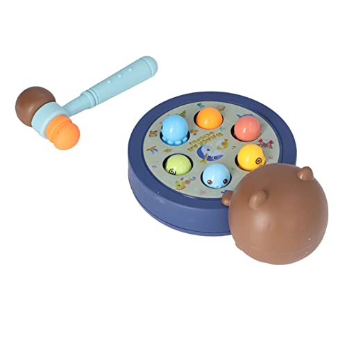 DAUZ Frühe Lernspielzeuge, Maulwurfspiel für Kinder, interaktives Lernspielzeug, Hand-Augen-Koordination mit Hammer, für mehr als 3 Jahre (kleiner Braunbär) von DAUZ