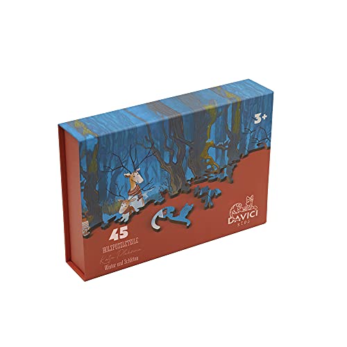 DAVICI Holzpuzzle für Erwachsene und Kinder Einzigartiges Puzzle für die ganze Familie | 60 Teile | Kollektion M - Winter und Schlitten DAVICI Holzpuzzle für Erwachsene und Kinder Einzigartiges Puzzle für die ganze Familie | 60 Teile | Kollektion M - Winter und Schlitten von DAVICI