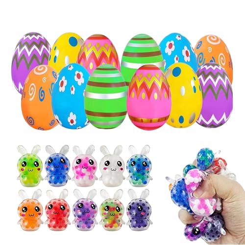 DAWCBVJQ 24 Stück Ostereier Mit Spielzeug 4x5,7 cm Ostergeschenke Für Kinder Ostereier Gefüllt Perfekt Für Osterkörbchen, Deko Für Party, Klassenzimmer & Osteranreize Und Mädchen DAWCBVJQ 24 Stück Ostereier Mit Spielzeug 4x5,7 cm Ostergeschenke Für Kinder Ostereier Gefüllt Perfekt Für Osterkörbchen, Deko Für Party, Klassenzimmer & Osteranreize Und Mädchen von DAWCBVJQ