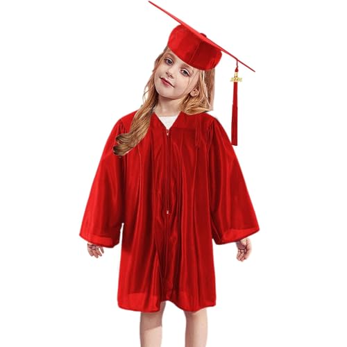 DAWCBVJQ Abschlusskappe und Kleid für Kinder, Vorschulkappe und Kleid - Graduierungswaden -Set für Kinder | Graduiertenkostüm, Performance -Fotografie -Anzüge für Mädchen DAWCBVJQ Abschlusskappe und Kleid für Kinder, Vorschulkappe und Kleid - Graduierungswaden -Set für Kinder | Graduiertenkostüm, Performance -Fotografie -Anzüge für Mädchen von DAWCBVJQ