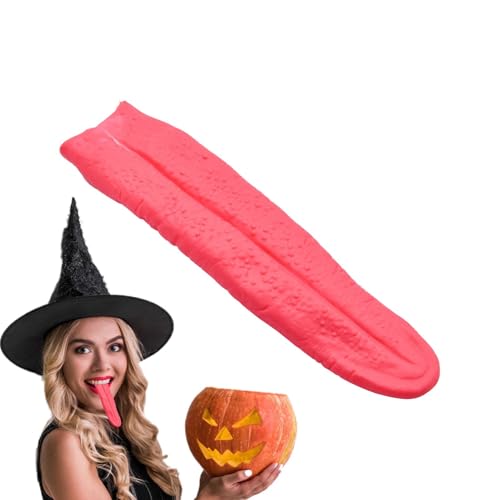 DAWCBVJQ Cosplay Requisiten Falsche Zunge, Lange Gummizunge - Künstliche gruselige Zunge, Halloween-Requisite, künstliche Horrorzunge,Schreckliche Trick-Requisiten, künstliche Zunge für DAWCBVJQ Cosplay Requisiten Falsche Zunge, Lange Gummizunge - Künstliche gruselige Zunge, Halloween-Requisite, künstliche Horrorzunge,Schreckliche Trick-Requisiten, künstliche Zunge für von DAWCBVJQ