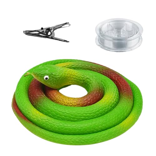 DAWCBVJQ Falsche Schlange, Schnappschlange Aus Silikon Für Scherze, Silikon-Spaßspielzeug Mit Kletterclip Für Geburtstag, Feiern & Outdoor-Aktivitäten DAWCBVJQ Falsche Schlange, Schnappschlange Aus Silikon Für Scherze, Silikon-Spaßspielzeug Mit Kletterclip Für Geburtstag, Feiern & Outdoor-Aktivitäten von DAWCBVJQ