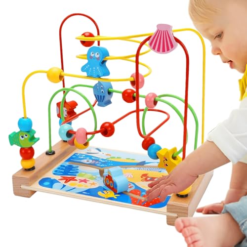 DAWCBVJQ Holzspielzeug Perlen Labyrinth Perlenlabyrinth Holzperlenlabyrinth Sensorisches Track-Spieltischspielzeug Interaktives Vorschulspielzeug Für Kleinkinder Zur Förderung Feinmotorik DAWCBVJQ Holzspielzeug Perlen Labyrinth Perlenlabyrinth Holzperlenlabyrinth Sensorisches Track-Spieltischspielzeug Interaktives Vorschulspielzeug Für Kleinkinder Zur Förderung Feinmotorik von DAWCBVJQ