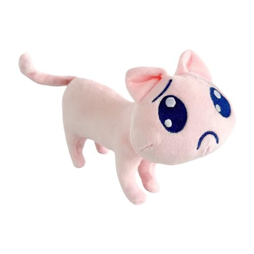 DAWCBVJQ Katze Plüschtier | Kätzchen Kuscheltier,Realistische Weiche Große Augen Puppe Spielzeug Für Schlafzimmer Sofa Deko Indoor Spiel Auto Sitz Schlafenszeit Geburtstag Schlafen von DAWCBVJQ