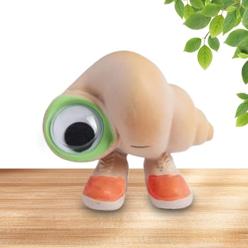DAWCBVJQ Marcel The Shells with Shoes Figure Statue - Character Model Ornaments - Portable Anime Action Figure Statue Model Toy Decoration for Bookcase, Dashboard, Classroom DAWCBVJQ Marcel The Shells with Shoes Figure Statue - Character Model Ornaments - Portable Anime Action Figure Statue Model Toy Decoration for Bookcase, Dashboard, Classroom von DAWCBVJQ