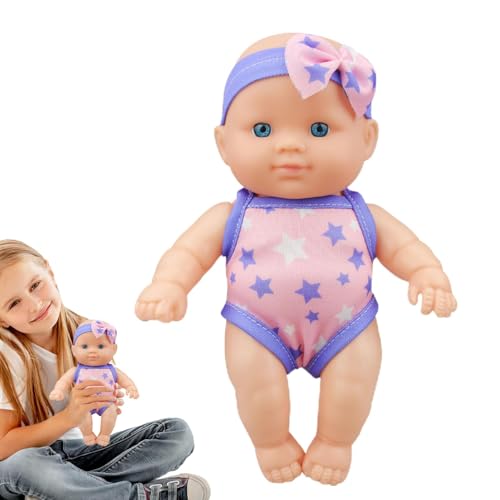 DAWCBVJQ Realistische Babypuppe - Ganzkörperrealistische Neugeborenenpuppen Echte Babypuppe - Elastische Neugeborene Babypuppe, echte lebensechte Reborn-Puppe für Weihnachten und Kindertag DAWCBVJQ Realistische Babypuppe - Ganzkörperrealistische Neugeborenenpuppen Echte Babypuppe - Elastische Neugeborene Babypuppe, echte lebensechte Reborn-Puppe für Weihnachten und Kindertag von DAWCBVJQ