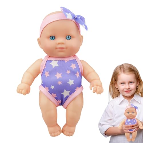 DAWCBVJQ Wiedergeborene Babypuppen | Ganzkörperrealistische Neugeborenenpuppen Echte Babypuppe,Elastische Neugeborene Babypuppe, echte lebensechte Reborn-Puppe für Weihnachten und Kindertag DAWCBVJQ Wiedergeborene Babypuppen | Ganzkörperrealistische Neugeborenenpuppen Echte Babypuppe,Elastische Neugeborene Babypuppe, echte lebensechte Reborn-Puppe für Weihnachten und Kindertag von DAWCBVJQ