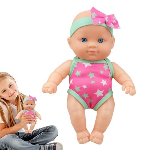 DAWCBVJQ Wiedergeborene Puppen,Ganzkörperrealistische Neugeborenenpuppen Echte Babypuppe - Elastische Neugeborene Babypuppe, echte lebensechte Reborn-Puppe für Weihnachten und Kindertag DAWCBVJQ Wiedergeborene Puppen,Ganzkörperrealistische Neugeborenenpuppen Echte Babypuppe - Elastische Neugeborene Babypuppe, echte lebensechte Reborn-Puppe für Weihnachten und Kindertag von DAWCBVJQ